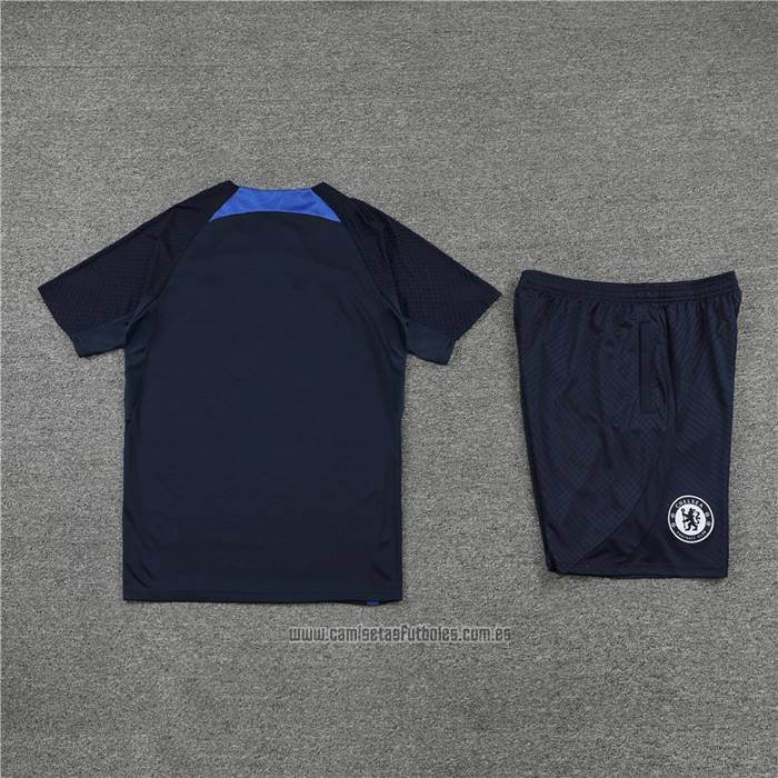 Chandal del Chelsea Manga Corta 2022-2023 Negro - Pantalon Corto